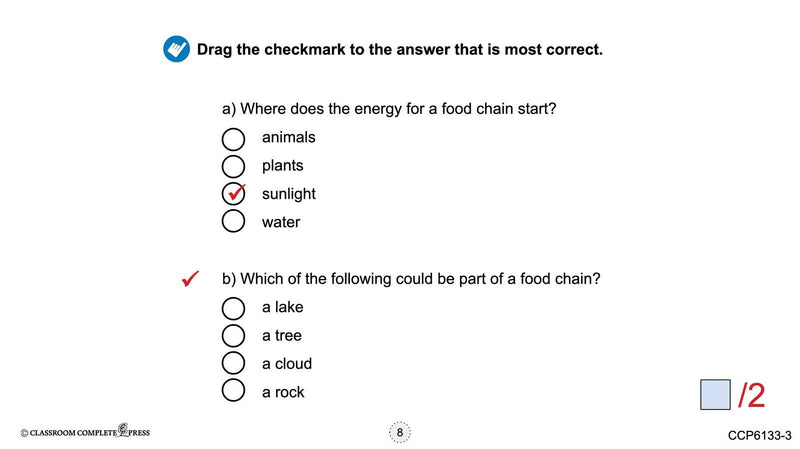 Hands-On STEAM - Life Science: Food Chains - Google Slides
