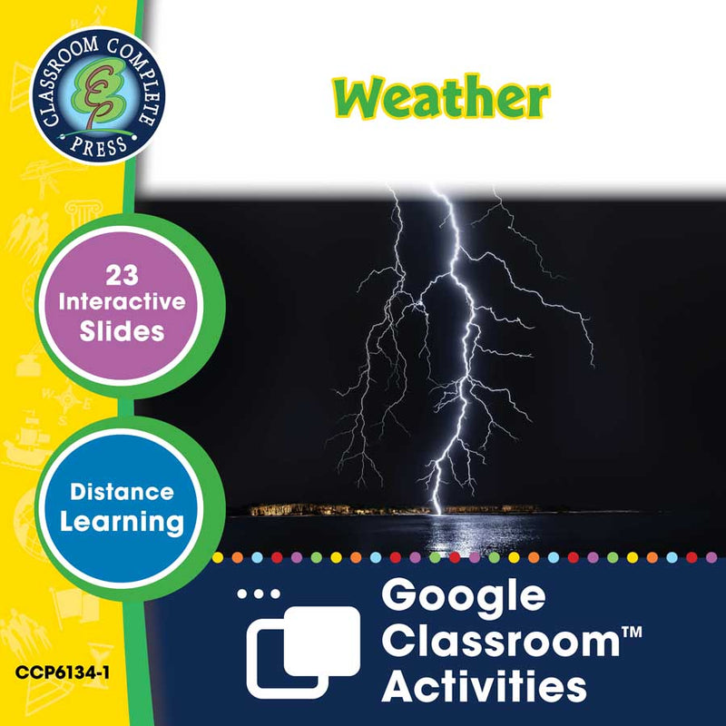 Hands-On STEAM - Earth & Space Science: Weather - Google Slides