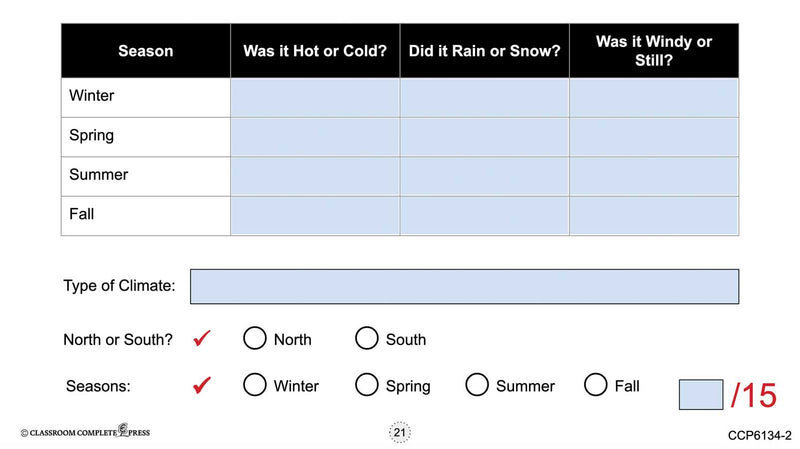 Hands-On STEAM - Earth & Space Science: Seasons - Google Slides