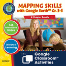 Mapping Skills with Google Earth Gr. 3-5 - Google Slides BUNDLE