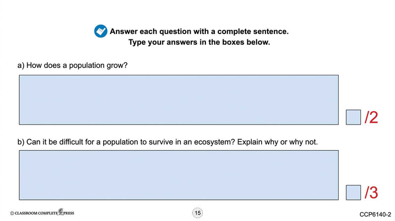 Ecosystems: Populations - Google Slides