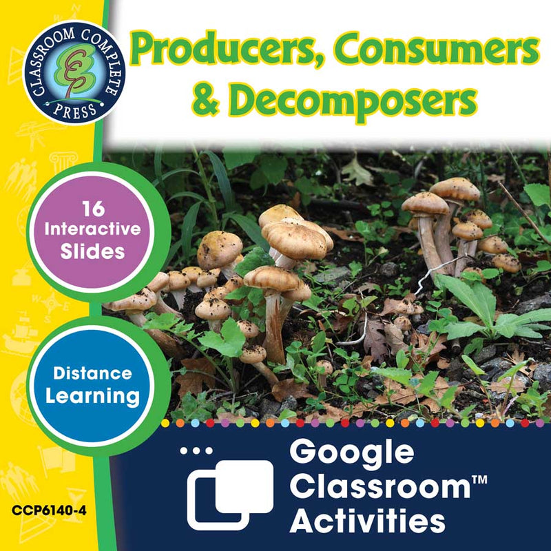 Ecosystems: Producers, Consumers & Decomposers - Google Slides