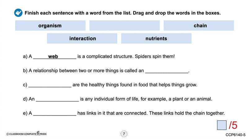 Ecosystems: Food Chains & Food Webs - Google Slides
