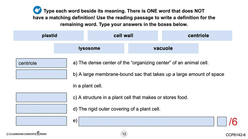 Cells: Plant and Animal Cells - Google Slides