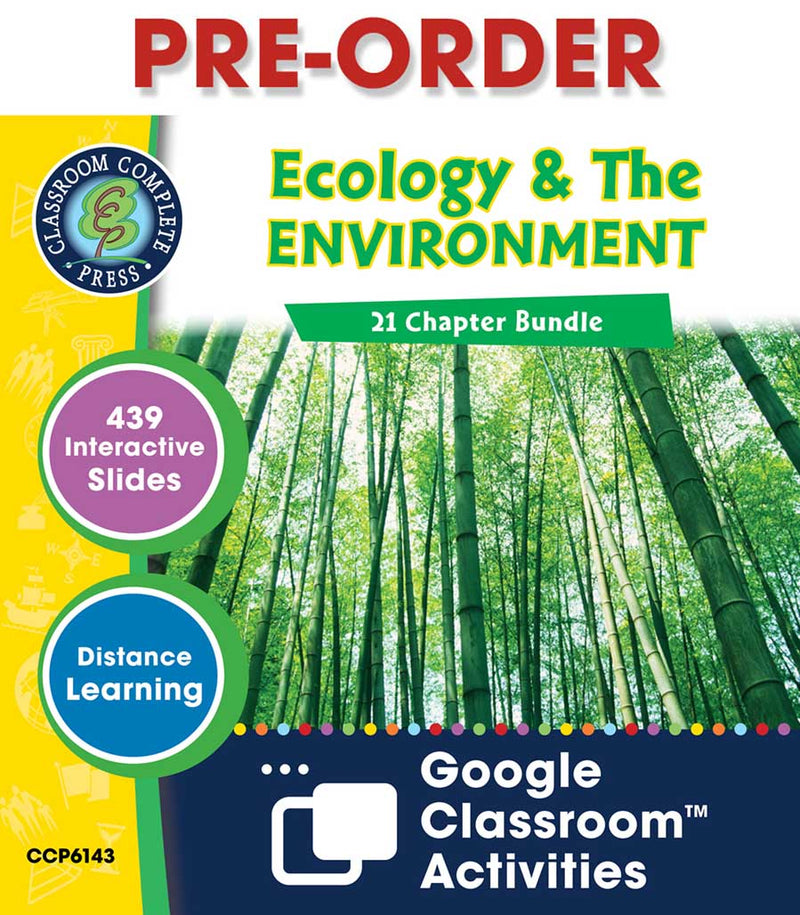 PRE-ORDER: Ecology & The Environment BUNDLE - Google Slides (SPED)