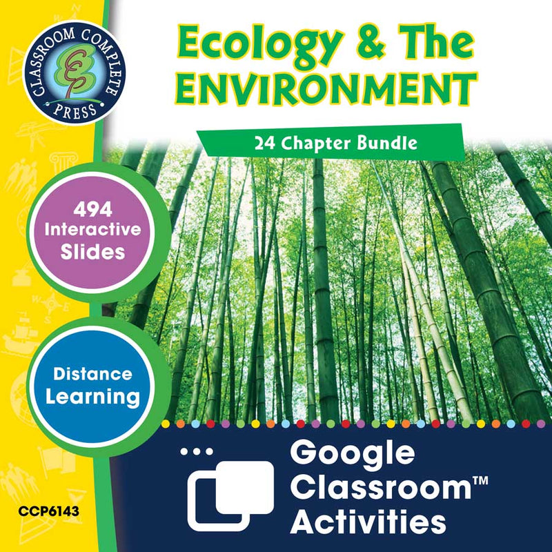 Ecology & The Environment BUNDLE - Google Slides