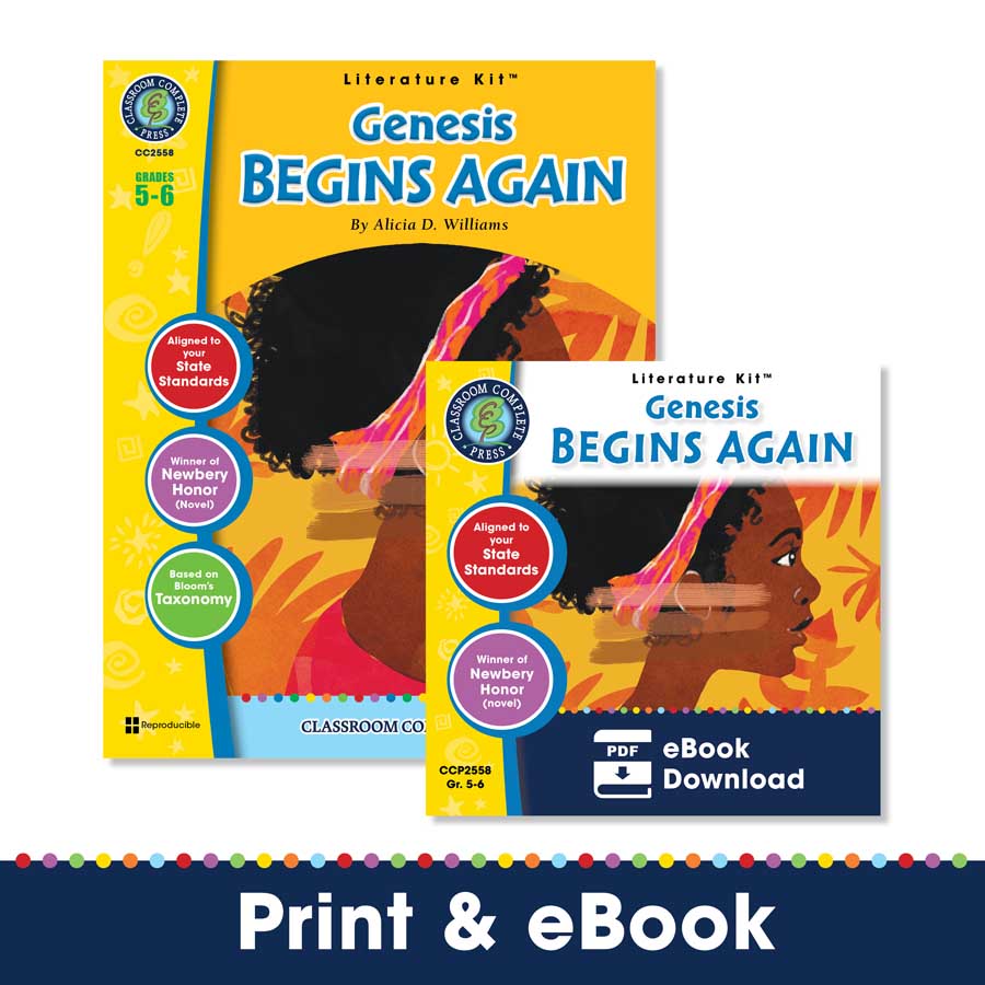 Genesis Study Guide Pdf Genesis Begins Again (Novel Study Guide) – Classroom Complete Press ...