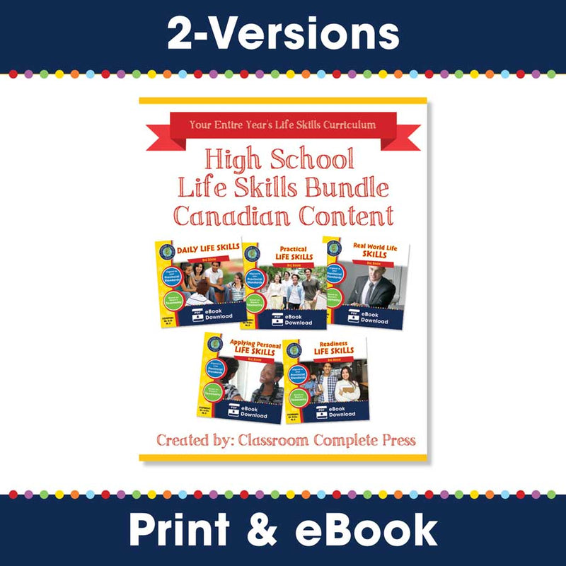 High School Life Skills Bundle - Canadian Content (NEW VERSION)