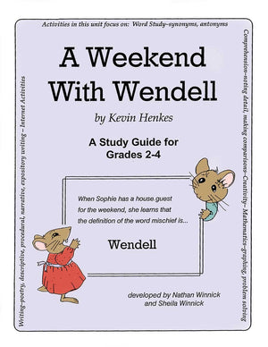 A WEEKEND WITH WENDELL (NOVEL STUDY)