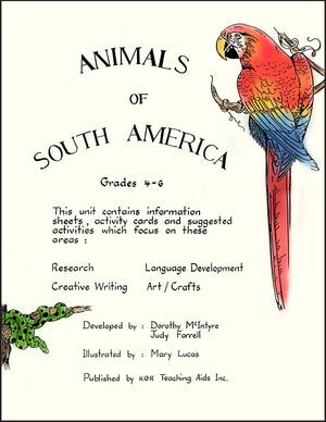 ANIMALS OF SOUTH AMERICA