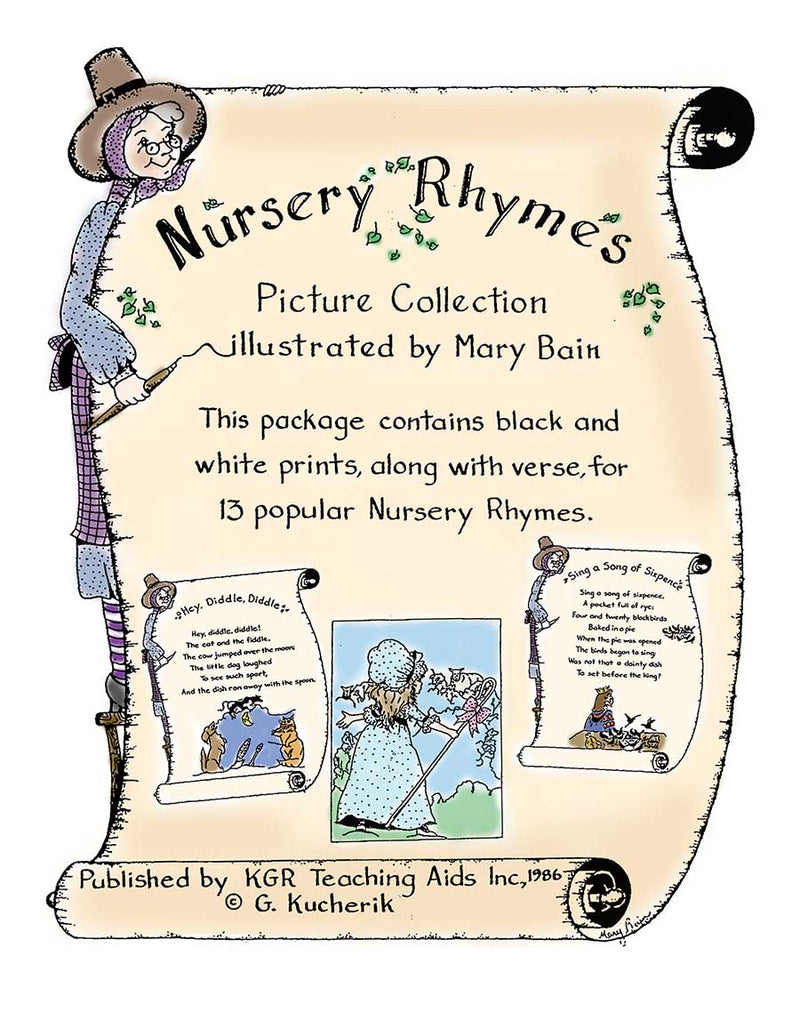 NURSERY RHYMES (PICTURES & VERSES)