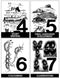 NUMBER CONCEPT CARDS 1-10 (ANIMAL PICTURES)