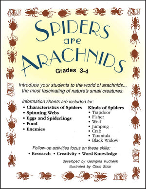 SPIDERS ARE ARACHNIDS