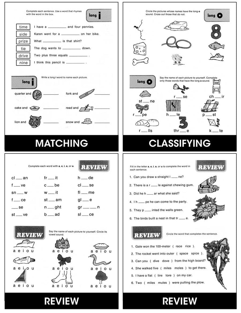 Short & Long Vowels - Phonics Practice Simplified