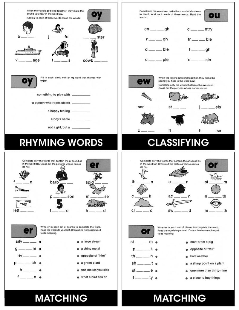 Vowel Combinations - Phonics Practice Simplified