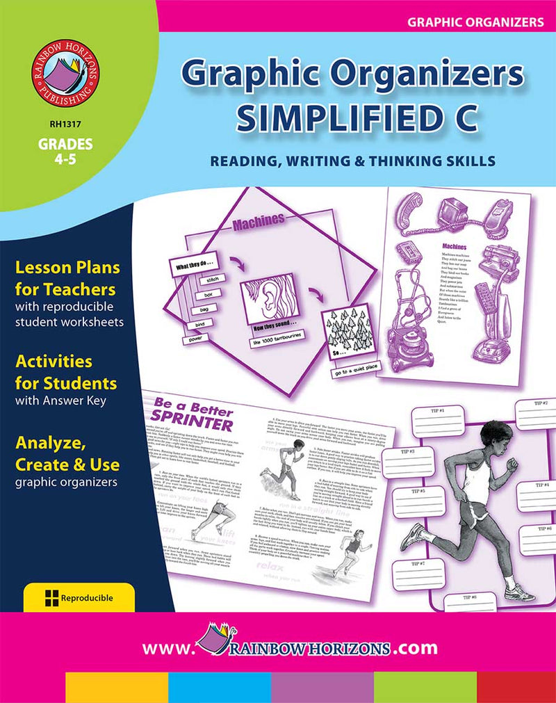 Graphic Organizers Simplified C - Reading, Writing & Thinking Skills