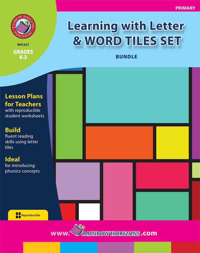 Learning with Letter & Word Tiles Set - Bundle