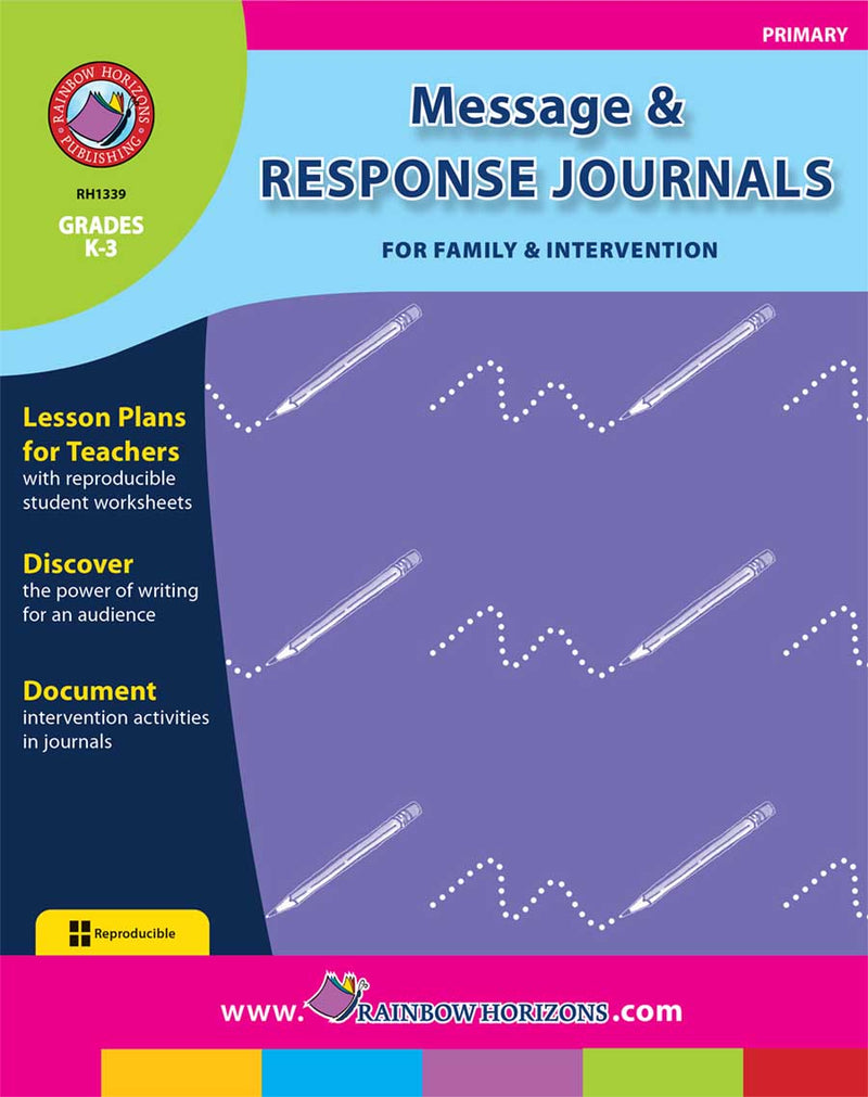 Message & Response Journals - For Family & Intervention