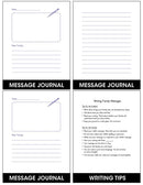 Message & Response Journals - For Family & Intervention