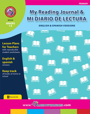 My Reading Journal & Mi diario de lectura - English & Spanish Versions