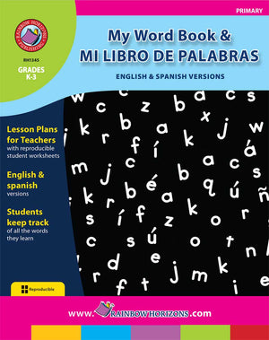 My Word Book & Mi libro de palabras - English & Spanish Versions