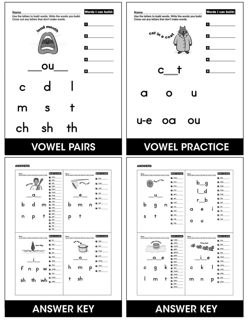 Building Words with Vowel Patterns - Vowel Power