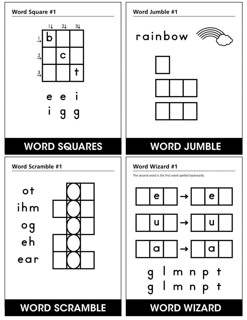 Word Puzzles - With Letter Tiles