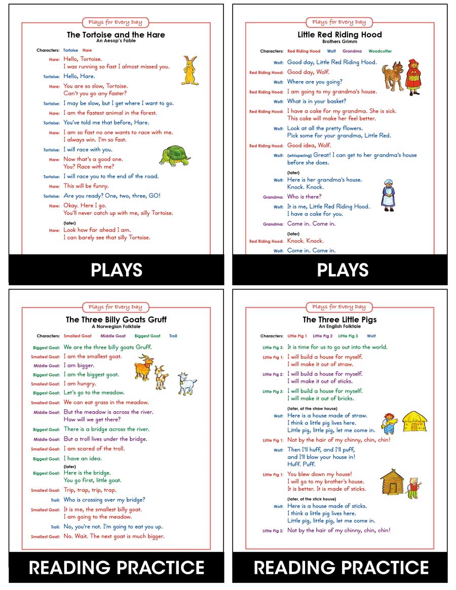 Plays for Every Day - 7 Short Scripts for Beginning Readers – CLASSROOM ...