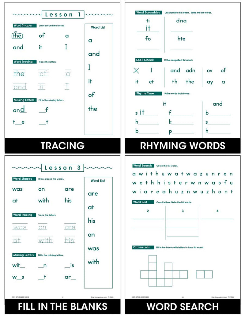 Sight Word Spellers Set - Big Book