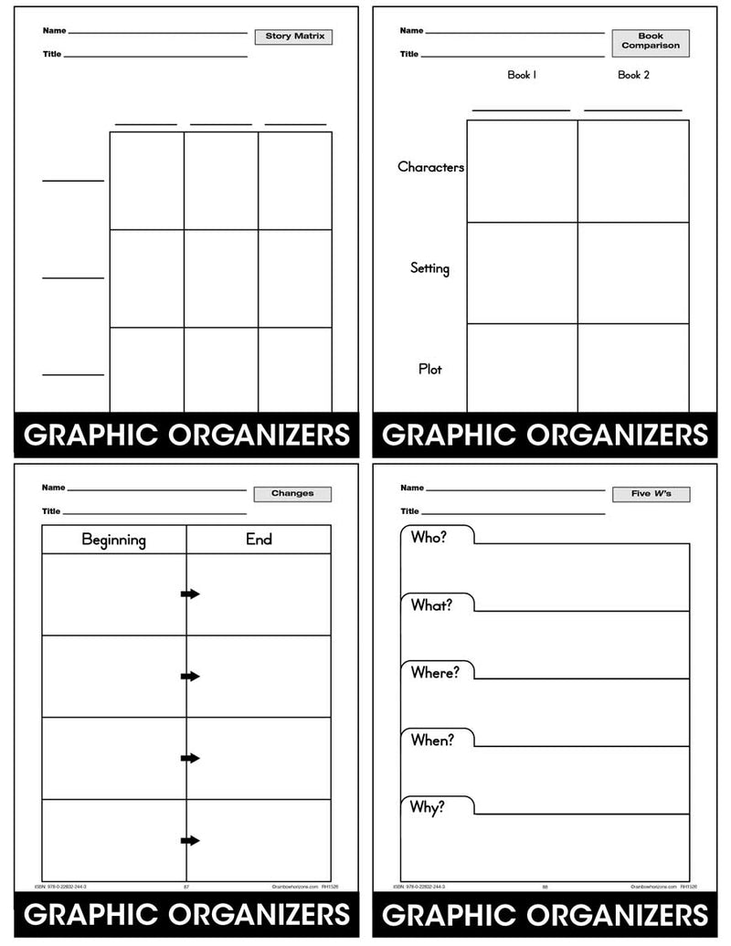 Graphic Organizers - Building Comprehension Skills