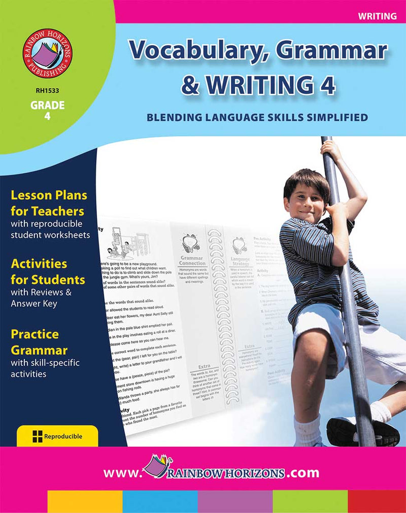 Vocabulary, Grammar & Writing 4 - Blending Language Skills Simplified