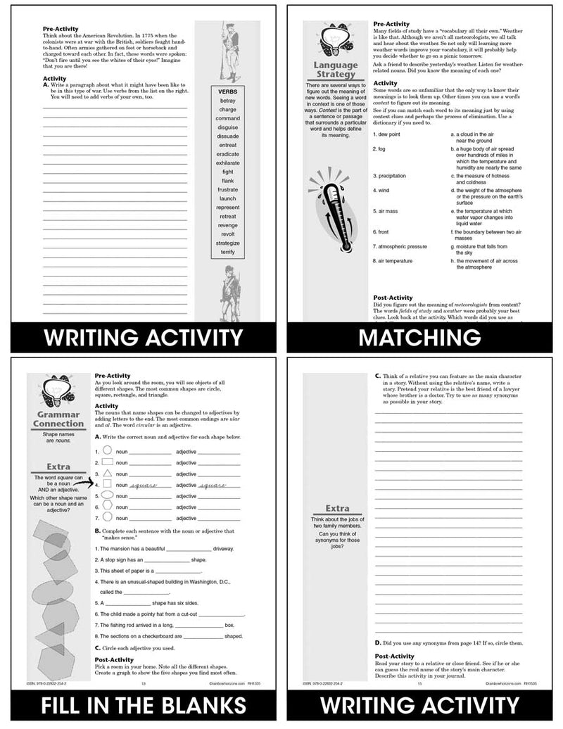 Vocabulary, Grammar & Writing 6 - Blending Language Skills Simplified