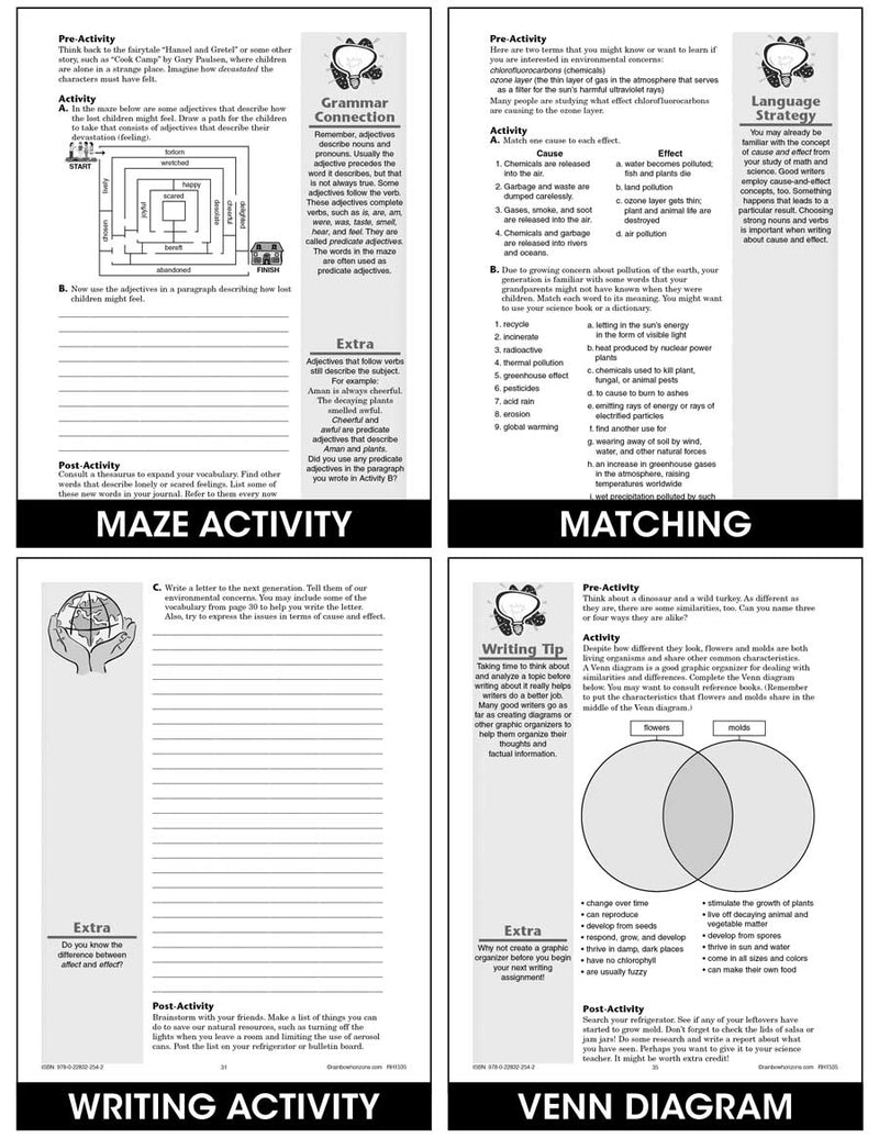 Vocabulary, Grammar & Writing 6 - Blending Language Skills Simplified