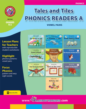 Tales and Tiles Phonics Readers A - Vowel Pairs