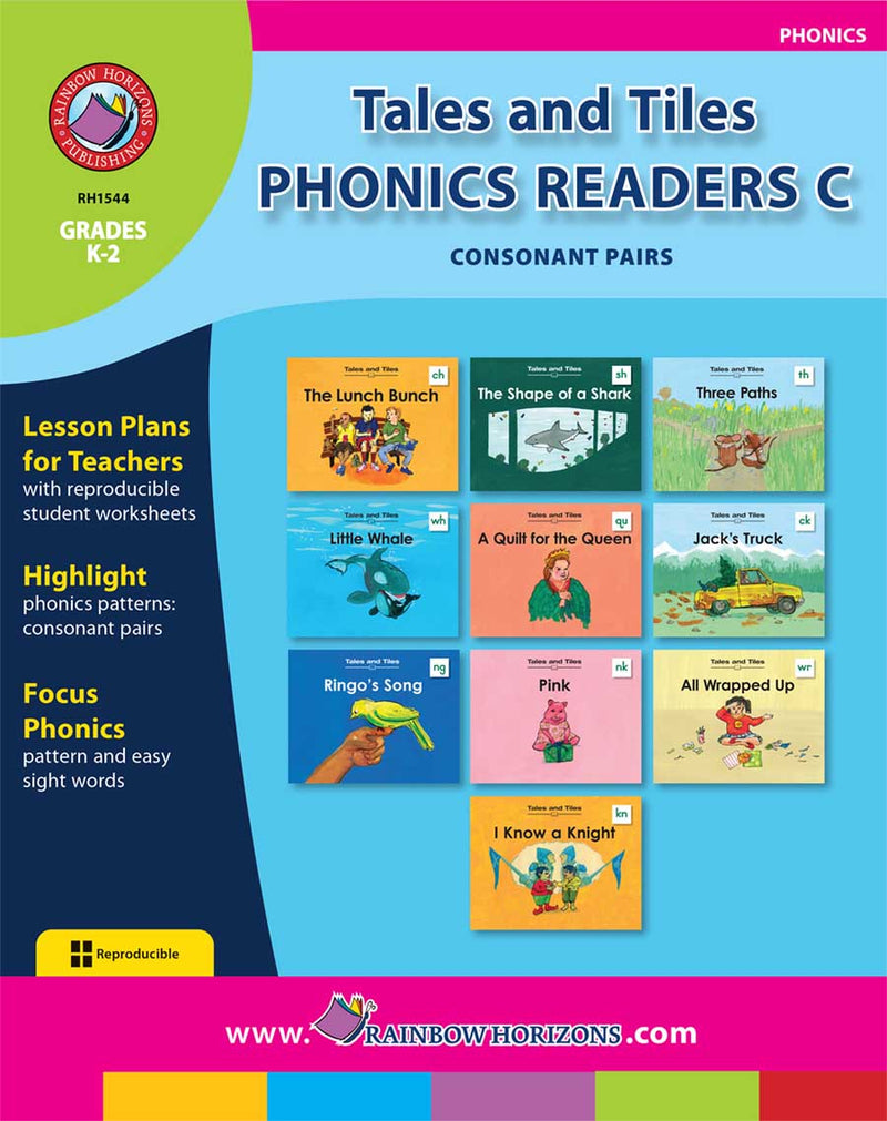 Tales and Tiles Phonics Readers C - Consonant Pairs