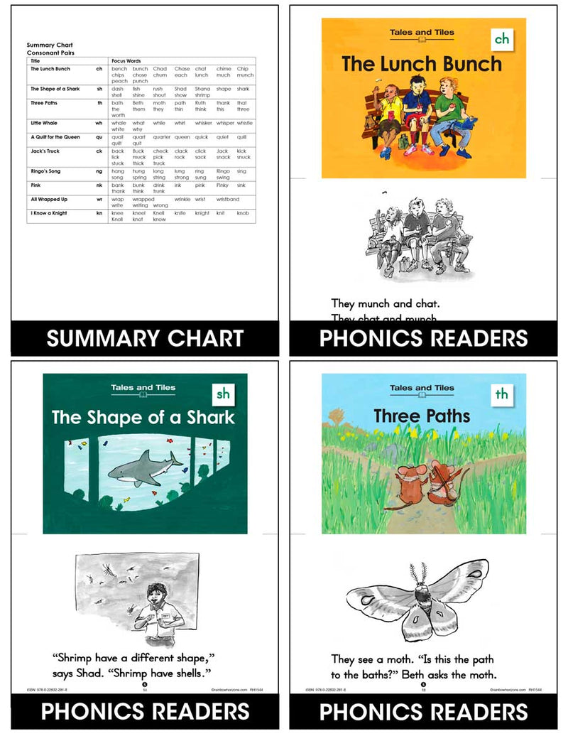 Tales and Tiles Phonics Readers C - Consonant Pairs