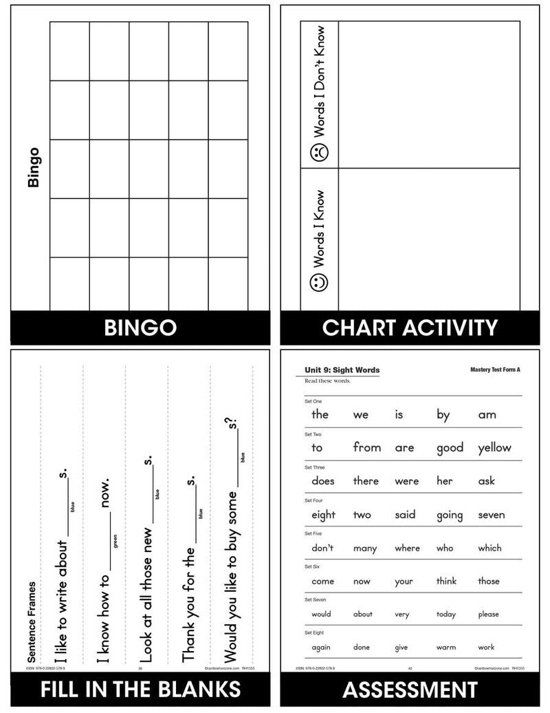 The Road to Reading I - Sight Words