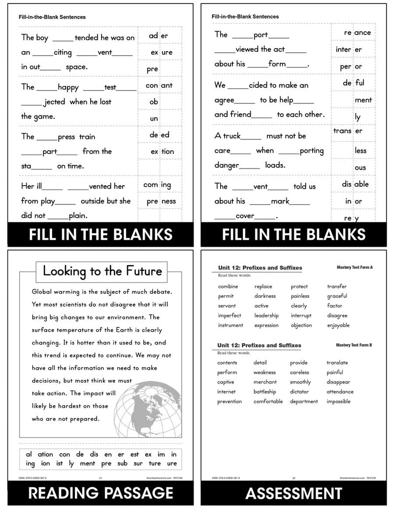 The Road to Reading L - Prefixes and Suffixes