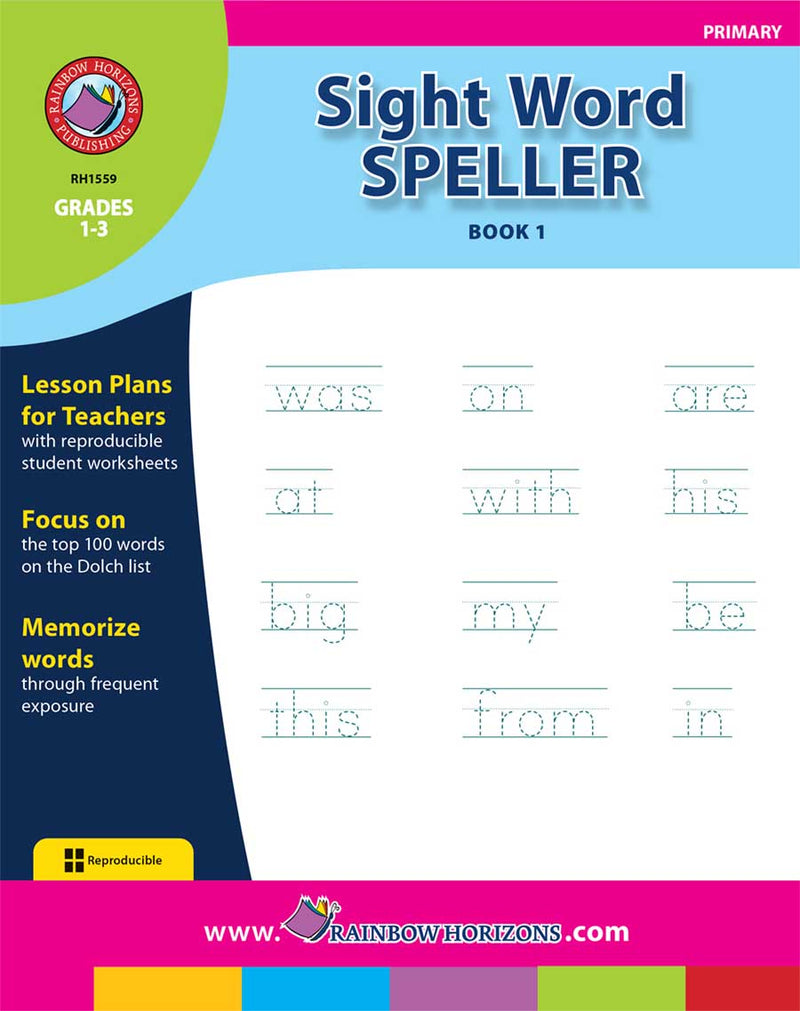 Sight Word Speller - Book 1