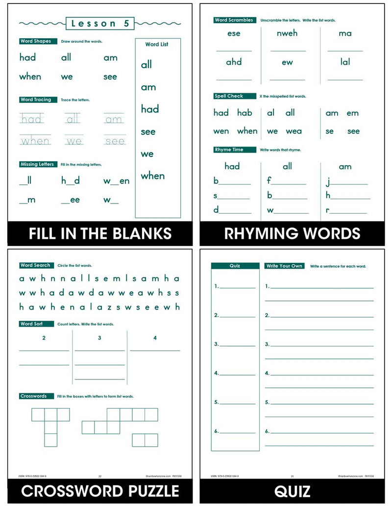 Sight Word Speller - Book 1