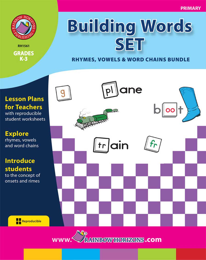 Building Words Set - Rhymes, Vowels & Word Chains Bundle