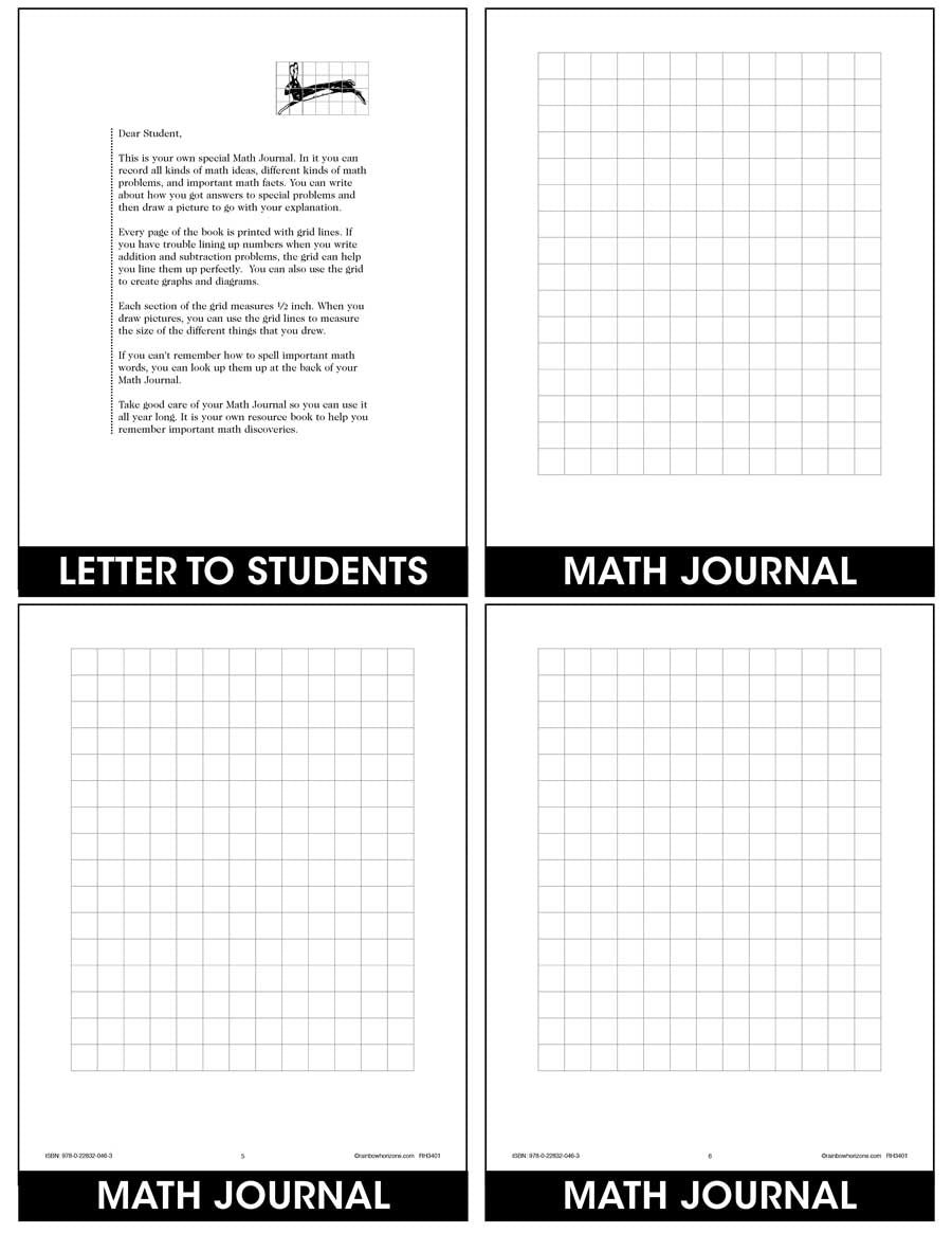 My Math Journal - Personal Reference Book – CLASSROOM COMPLETE PRESS