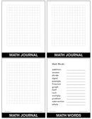 My Math Journal - Personal Reference Book