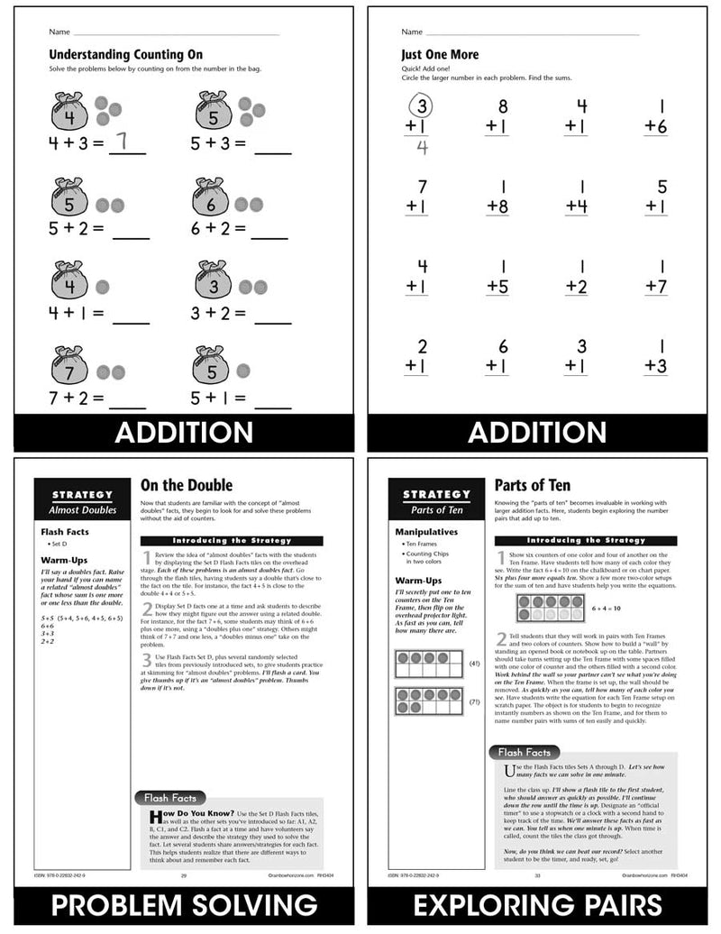 Fast Facts - Addition Practice