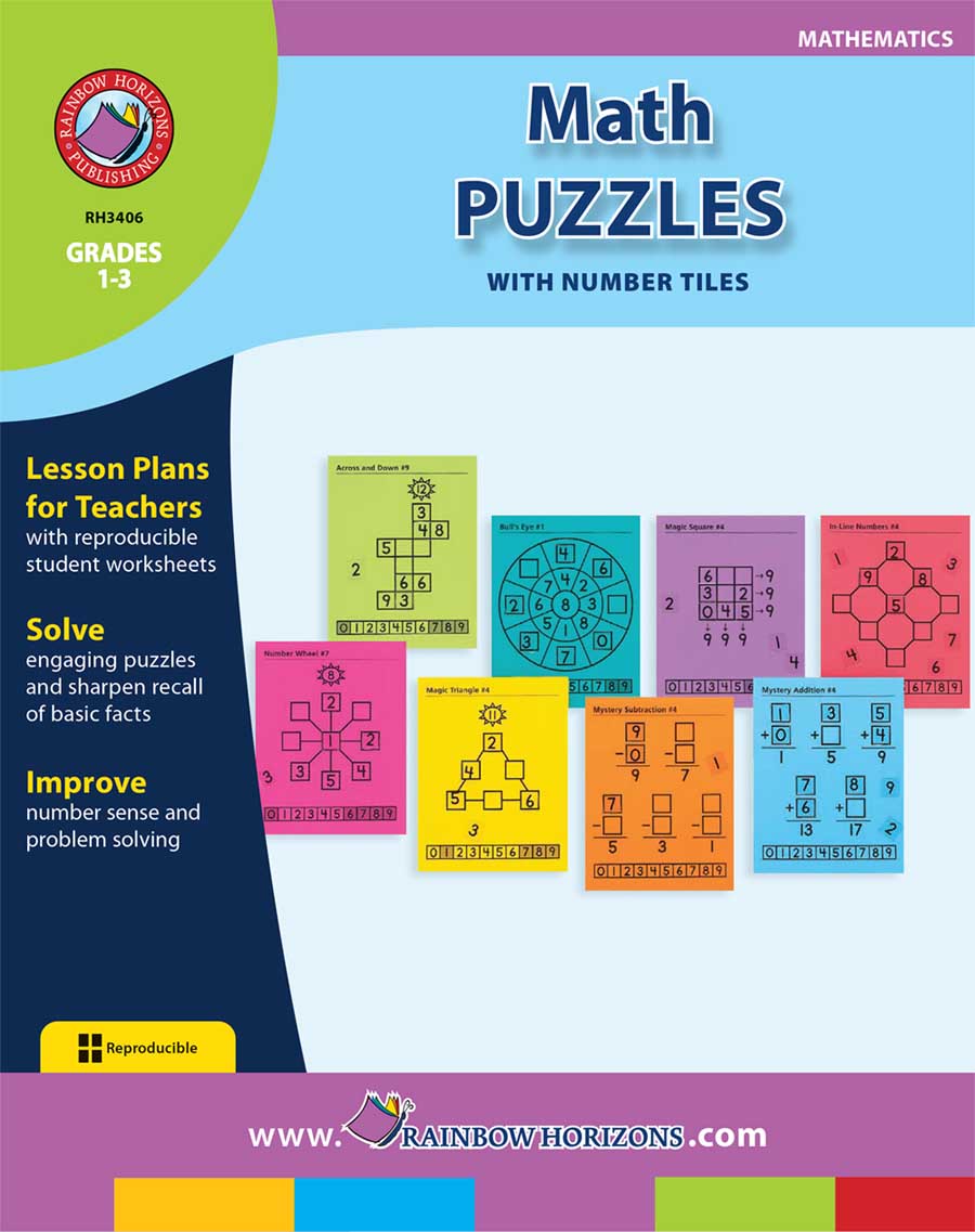 Math Puzzles - With Number Tiles – CLASSROOM COMPLETE PRESS