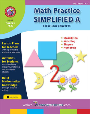 Math Practice Simplified A - Preschool Concepts