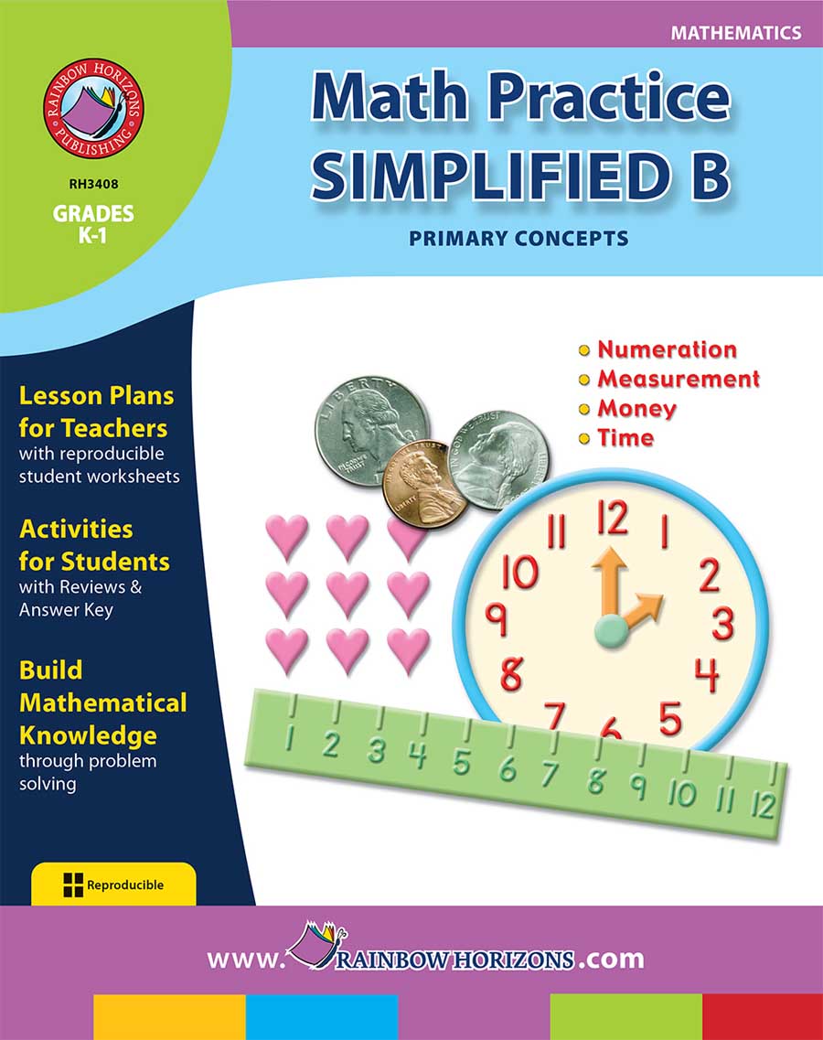 Simplesolutions Standard Based Math Math Practice Simplified B - Primary Concepts – CLASSROOM COMPLETE PRESS