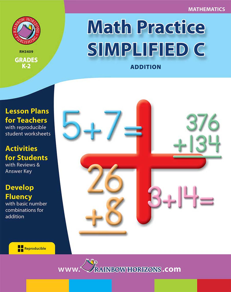 Math Practice Simplified C - Addition