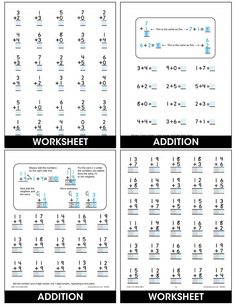 Math Practice Simplified C - Addition