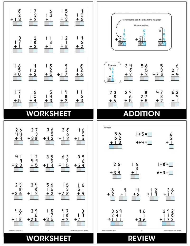 Math Practice Simplified C - Addition